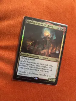 Mtg Rakdos, Patron Of Chaos FOIL - Promo Murders At Karlov Manor + Bonus Foils - Image 1