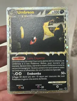Umbreon Prime 86/90 Holo HGSS - Undaunted - Ultra Rare - ITA - 2010 Pokemon TCG - Image 2