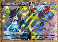 Pokemon TCG - Promo Set Dragapult V SWSH096 & Dragapult VMAX SWSH097 Promos NM - Image 1