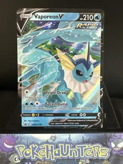 Pokemon Card Vaporeon SWSH150 Black Star Promo Holo Rare Near Mint - Image 1
