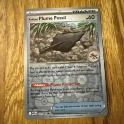 Pokemon White Flare Antique Plume Fossil 079/086 (Pokeball Pattern) Holo NM - Image 1