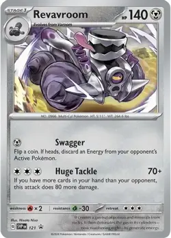 Revavroom - SVP 121 - Pokemon TCG Black Star Promo (2024) - NM - Cosmos Holo - Image 1