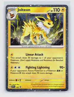 Jolteon - 169 - Black Star Promo - Cosmos Holo - Pokemon TCG - NM - Image 1
