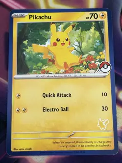 Pokemon TCG My First Battle - Pikachu (Blue Border) Rare Promo - Image 1