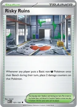 Risky Ruins - 127/132 - ME01: Mega Evolution - Pokemon TCG - NM - Image 1