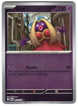 Jynx 057/132 Reverse Holo ME01: Mega Evolution Pokemon TCG - LP - Image 1