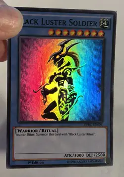 Yugioh Black Luster Soldier DPBC-EN006 Super Rare 1st Edition 2015 MP - Image 1