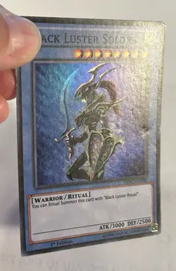 Yugioh Black Luster Soldier DPBC-EN006 Super Rare 1st Edition 2015 MP - Image 3
