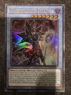 Yugioh Magician of Chaos LDS3-EN089 Ultra Rare 1st Edition NM - Image 1