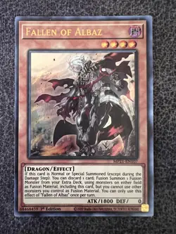 Yugioh Fallen of Albaz MP21-EN107 Ultra Rare 1st Edition NM - Image 1