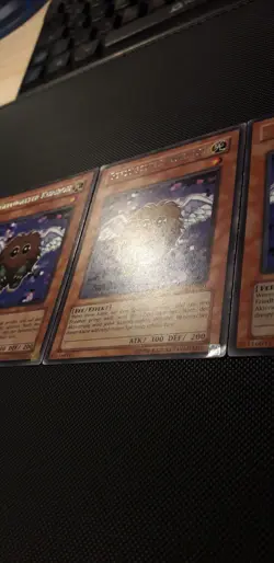 Yu-Gi-Oh! 3x Geflugelter Kuriboh, DP1-DE005, Rare, 1./2. Auflage, Deutsch, Good - Image 5