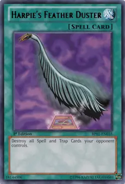 Yugioh! MP Harpie's Feather Duster - BP01-EN035 - Rare - Unlimited Edition Moder - Image 1
