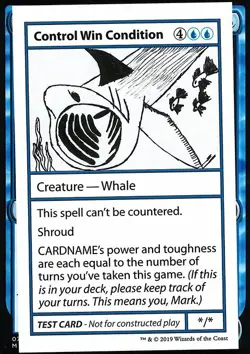 MTG Control Win Condition (19/124) Mystery Booster Playtest Cards 2021 LP - Image 1