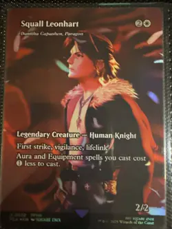 Magic: The Gathering Squall Leonhart Trading Card Foil - Image 1