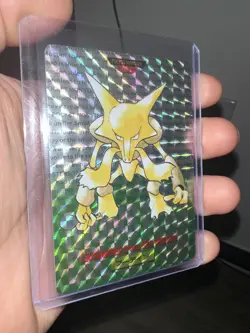 Alakazam 1996 Bandai Cardass Pocket Monsters No. 065 CUSTOM Pokemon Card NM+ - Image 1