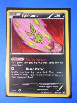 Spiritomb 87/113 Pokemon card BW Legendary Treasures uncommon NM - Image 1