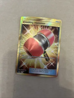 Crushing Hammer - 166/156 - Pokemon Ultra Prism Sun & Moon Secret Rare Card NM - Image 4