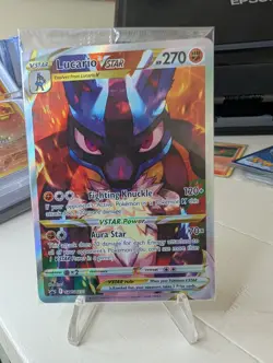 Lucario VSTAR SWSH291 SWSH: Sword & Shield Promo Cards Holo Sealed - Image 1