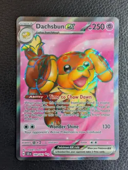 Dachsbun ex - 160/142 Stellar Crown (Pokemon) Full Art Ultra Rare - Image 1