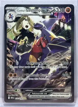 Pokemon TCG Cynthia's Garchomp SIR EX 232/182 Destined Rivals - Image 1
