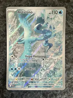 Articuno 161/159 Sv09 Journey Together Holo Rare Full Art 2025 Pokemon Card NM - Image 3