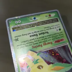 HOLO BLEED SWIRL MP Leafeon LV.X 99/100 Majestic Dawn Ultra Rare Pokemon Card - Image 3