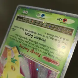 HOLO BLEED SWIRL MP Leafeon LV.X 99/100 Majestic Dawn Ultra Rare Pokemon Card - Image 4