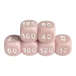 Pokemon Scarlet & Violet 151 Ultra Premium Damage Counter Dice - SET OF 6 [Pink] - Image 1