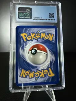 1999 Pokemon Base Set Unlimited MACHOKE CGC Gem Mint 10 Vintage - Image 2