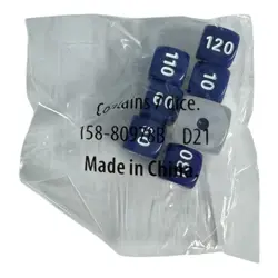 Pokemon Clear & Blue Damage Counter Dice - Image 2