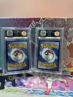 Pokemon TCG Umbreon EX & Espeon EX Prismatic Promos Sequential PERFECT ACE 10s - Image 2