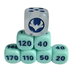 Pokemon TCG Silver Tempest ETB Dice 6 Damage Counters and 1 Coin-Flip Die New - Image 1