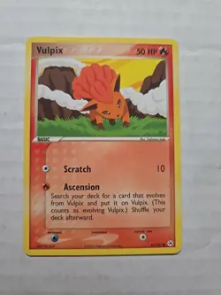 Pokemon TCG Vulpix EX Hidden Legends 81/101 Regular Common - Image 1