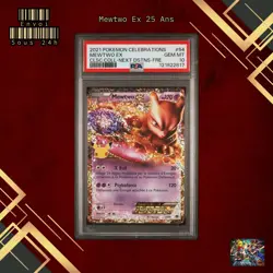 🇫🇷 MEWTWO EX PSA 10 - CELEBRATIONS ANS 54/99 FR EB Carte Pokemon 🇫🇷 - Image 1