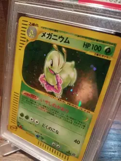 Meganium Pokemon 2001 Holo E-Series Expedition 1st Japanese PSA 10 - Image 5