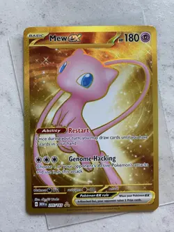 Pokemon TCG Mew EX 205/165 Scarlet & Violet 151 Hyper Rare Gold - Image 1