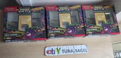 3 x Pokemon TCG Mega Battle Decks Gengar ex *Opened No Haunter or Gengar Promos* - Image 2