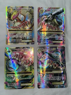 Pokemon Mega Ex Lot Of Four - Lightly To Heavy Played - Read Description! - Image 1