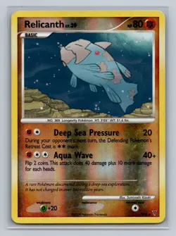 Pokemon Supreme Victors #SH8 Relicanth (Shiny) Shiny Holo Rare - Image 1