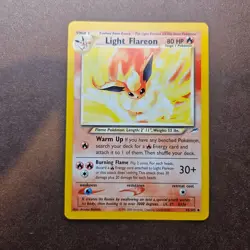 Light Flareon 46/105 Pokemon Neo Destiny Regular Rare Card - LP - Image 1
