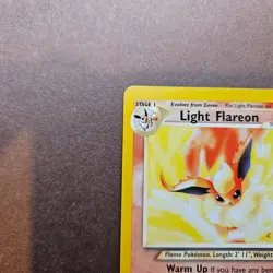 Light Flareon 46/105 Pokemon Neo Destiny Regular Rare Card - LP - Image 2
