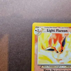 Light Flareon 46/105 Pokemon Neo Destiny Regular Rare Card - LP - Image 3