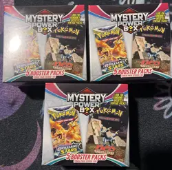 POKEMON SEALED (x3) MYSTERY POWER BOX SEALED BRAND NEW - Image 1