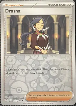 Drasna 173/191 Sv08: Surging Sparks Reverse Holo - Pokemon Card - Image 1