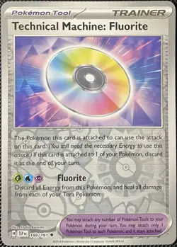 Technical Machine: Fluorite 188/191 Sv08: Surging Sparks Reverse Holo Pokemon - Image 1