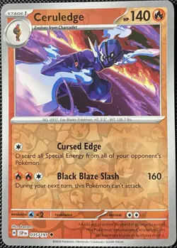 Ceruledge 035/191 Sv08: Surging Sparks Reverse Holo - Pokemon Card - Image 1