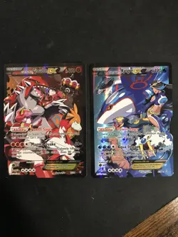 Pokemon Team Magma’s Groudon EX 15/34 and Team Aqua’s Kyogre EX 6/34 - Image 1