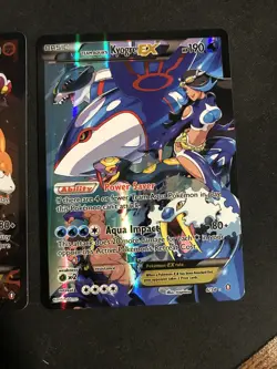 Pokemon Team Magma’s Groudon EX 15/34 and Team Aqua’s Kyogre EX 6/34 - Image 3