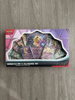 Pokemon TCG: Mimikyu ex & Alcremie ex Premium Collection Box - In Hand NEW - Image 1