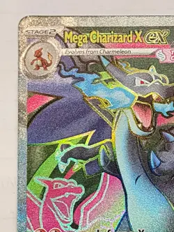 Mega Charizard X ex Full Art Ultra Rare 109/094 Pokemon Phantasmal Flames En- NM - Image 2